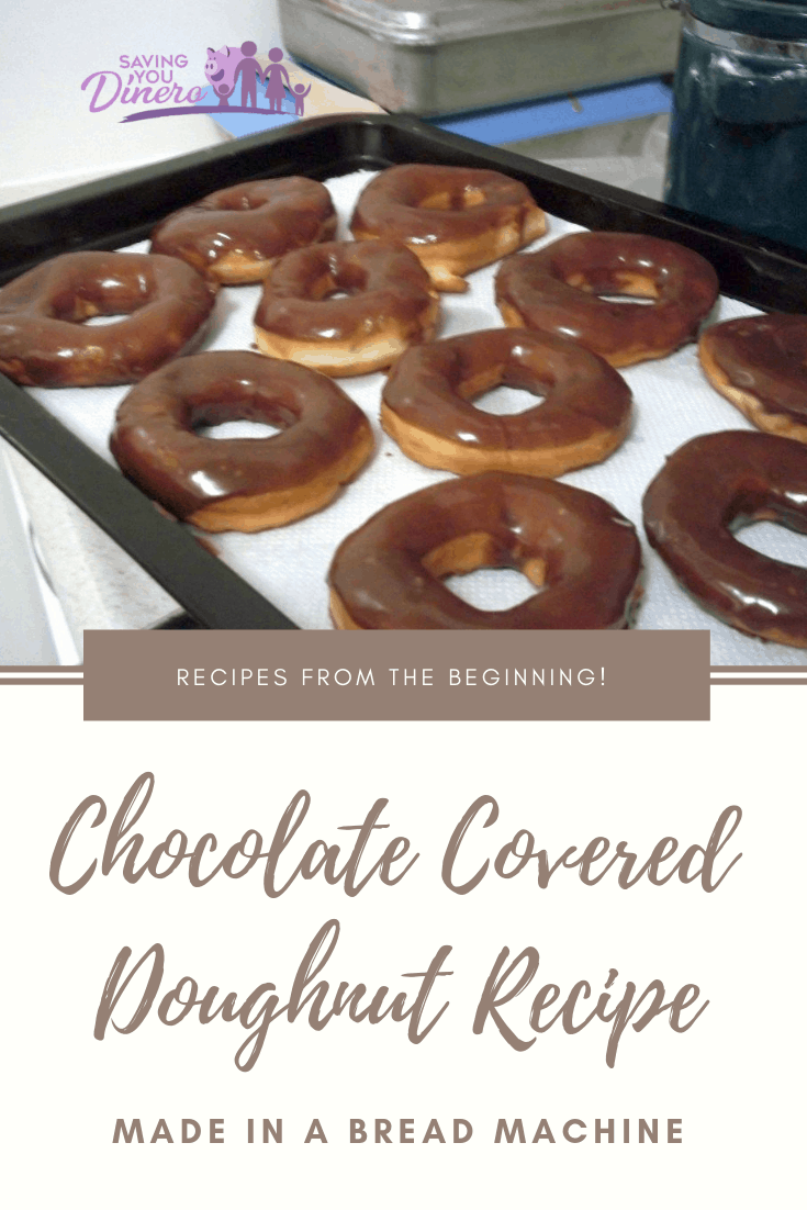 Did you know that you can make the dough for your doughnuts in the bread machine! It makes them so easy and you can even make this delicious and gooey chocolate glaze. 