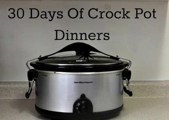 30 days of crock pot
