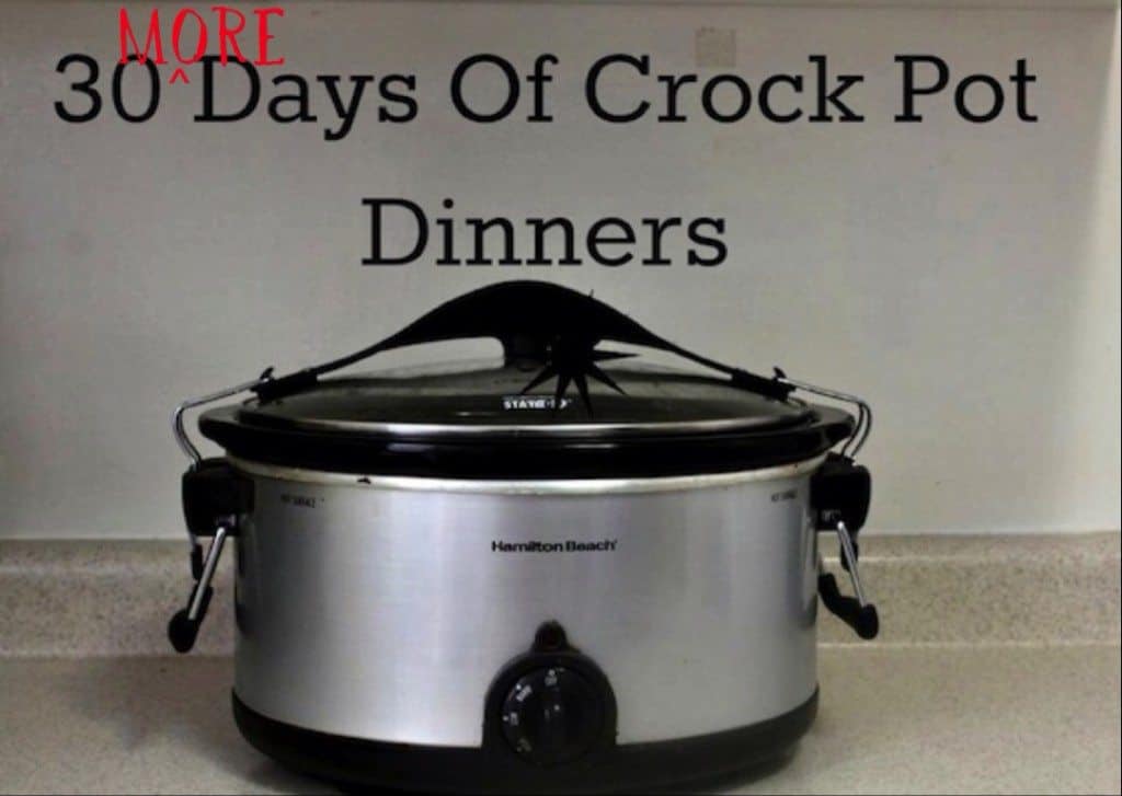 30 more crock pot meals