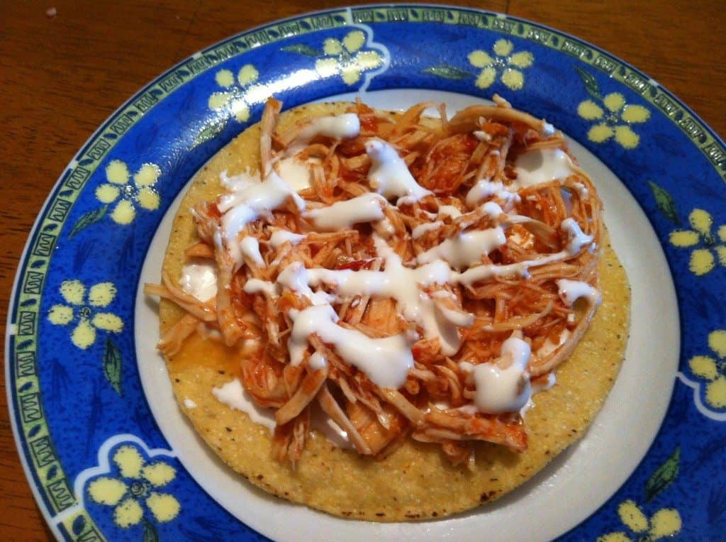 This authentic recipe for Chicken Tinga - Mexican recipe is so flavorful and easy to make! It's great for a quick dinner or to serve at a party!