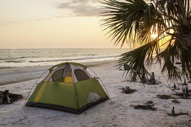 a tent