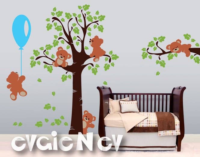 Teddy Bears Wall Stickers image