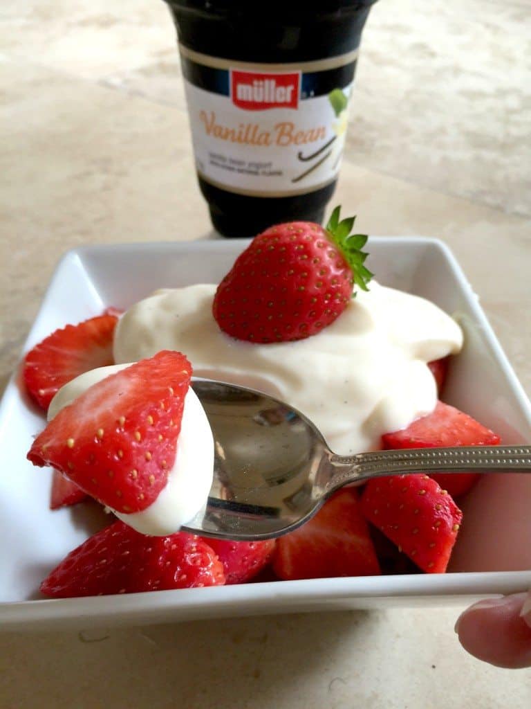 Strawberry Short Cake Recipe @MullerQuaker @Walmart #MullerMoment #Ad