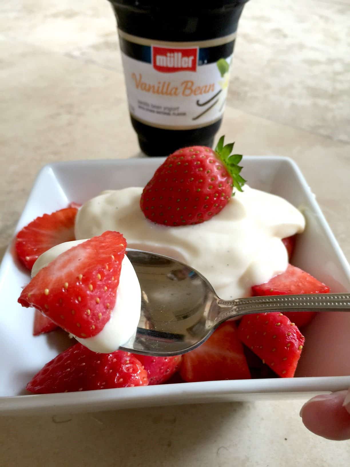 Strawberry Short Cake Recipe With Müller® Ice Cream Inspired Yogurt