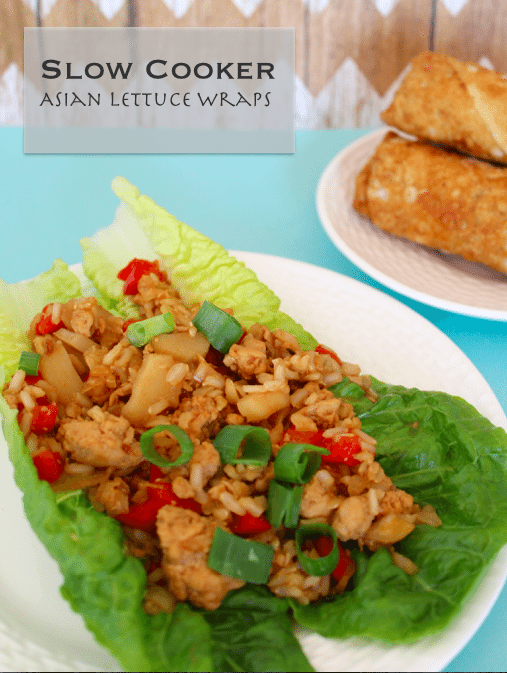Slow Cooker Asian Lettuce Wraps