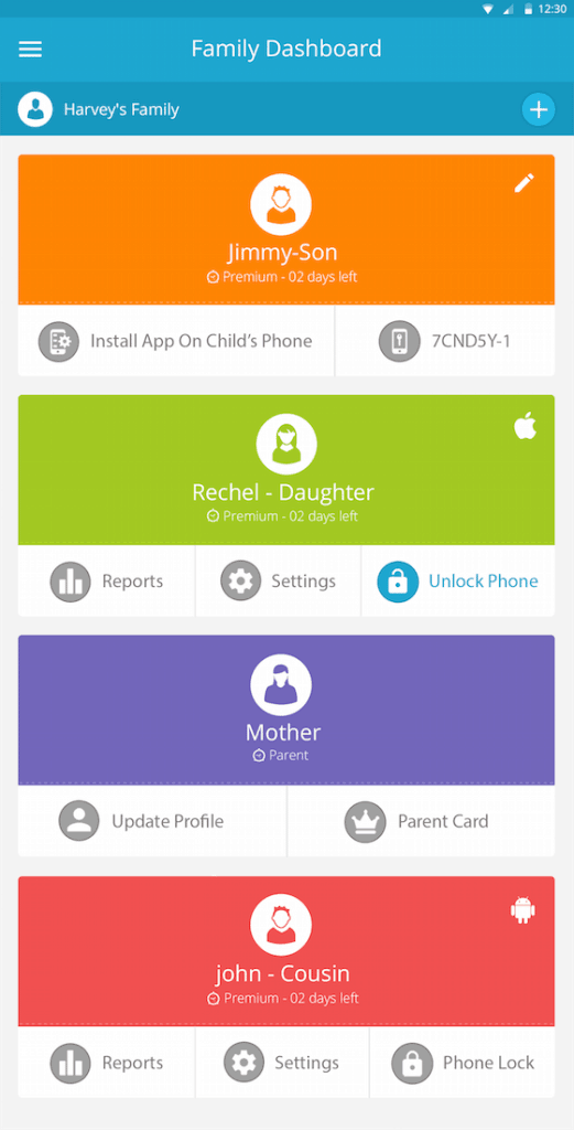FamilyTime Dashboard