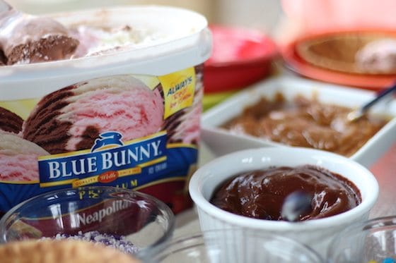 Peanut Butter & Hot Fudge Sauce Recipe For Ice Cream Sundaes #ad #SunsOutSpoonsOut #CollectiveBias