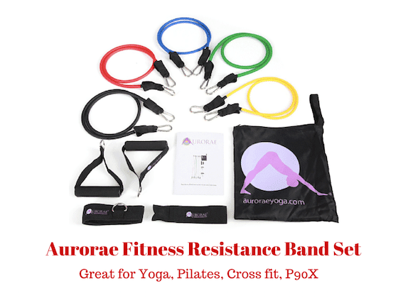 Enhance your workouts with Aurorae Fitness Resistance Bands Set #SummerGuide