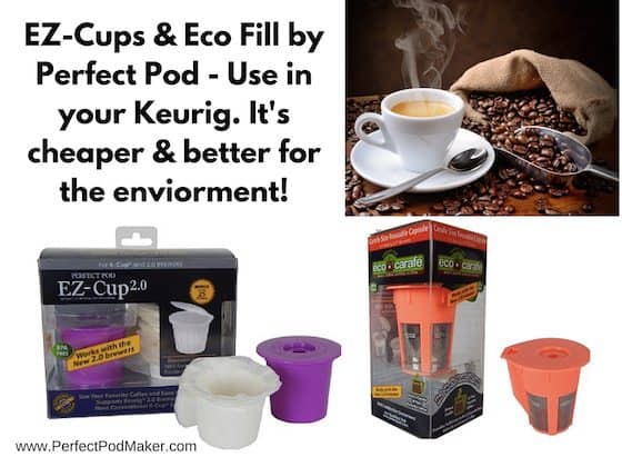 Better for the environment and cheaper - EZ-Cups – Refillable K-Cup For Your Keurig