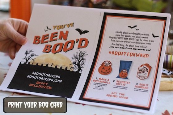 Make Your Own BOO Kit This Halloween + Enter To Win Walmart eGift Cards! #BOOItForward #Cbias MARS BOO Card