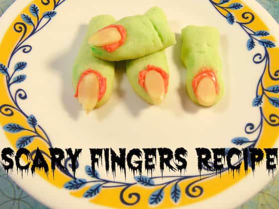 SCARY FINGERS RECIPE