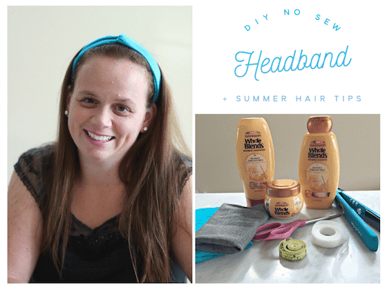 DIY No Sew Headband + Summer Hair Tips #WholeBlends #CollectiveBias