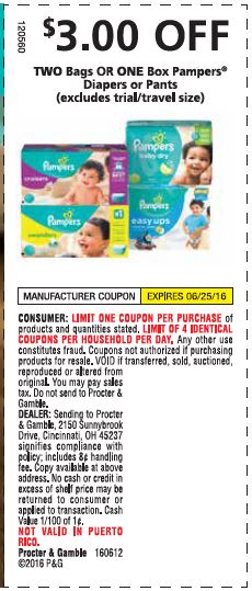 pampers discount