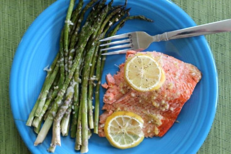 Baked Salmon Lemon Garlic Recipe