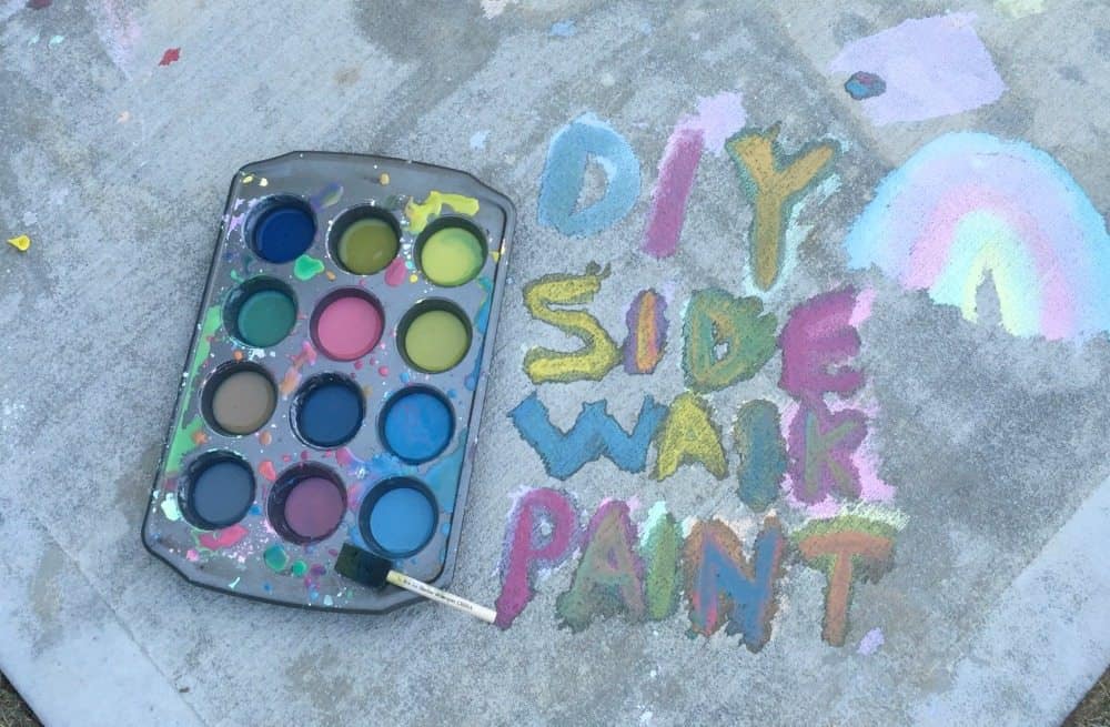 *Summer Fun* Make Your Own DIY Sidewalk Paint #Clean2TheCore #CollectiveBias #ad