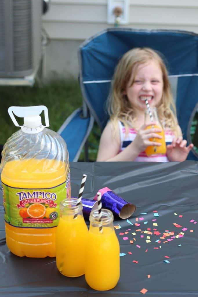 DIY Fireworks + July 4th Party Tips #WaveYourFlagWithTampico #DrinkTampico