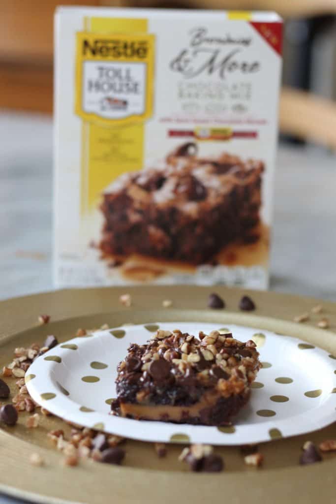 Easy Turtle Brownies #mixinmoments #CollectiveBias