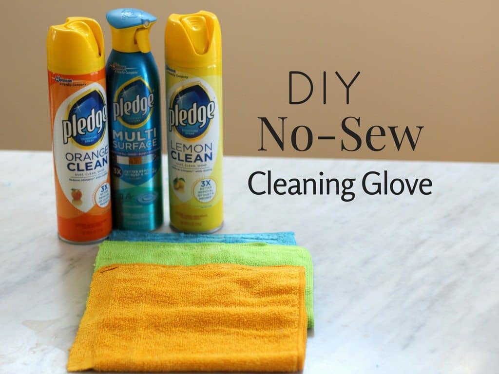 DIY No-Sew Cleaning Glove #PledgeReflectionOfYou #CollectiveBias #ad