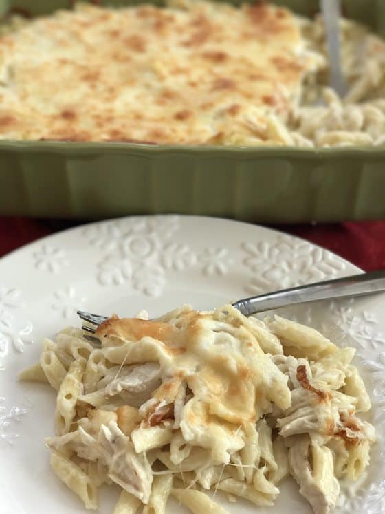 Chicken Alfredo Bake + Enter To Win A Trip To Napa Valley #StellaCheeses #QualitySince1923