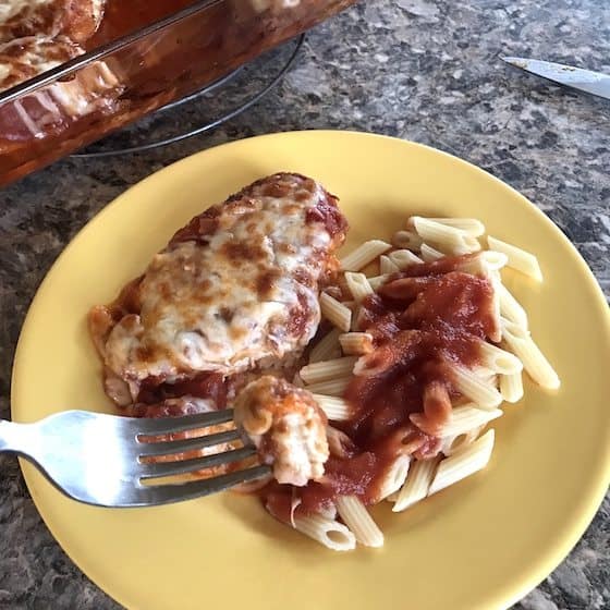 Chicken Parmesan - Done In About An Hour