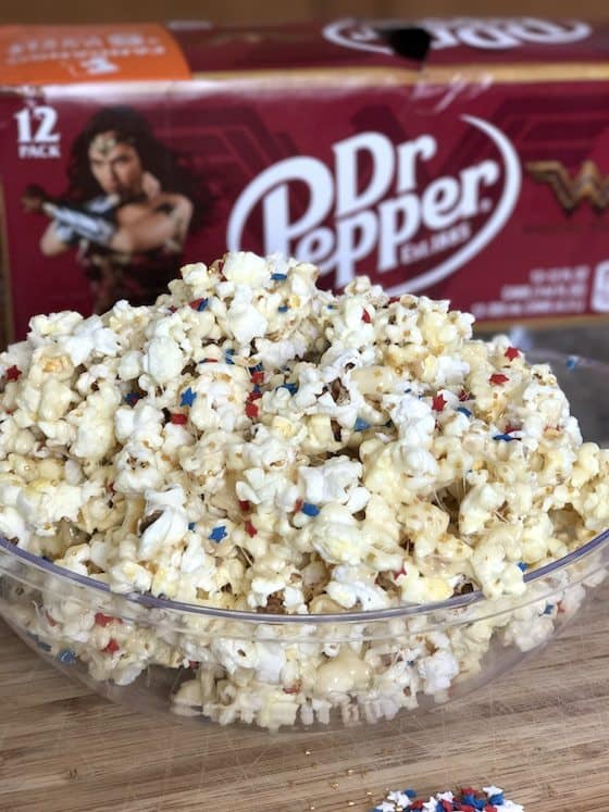 Big Savings On Dr Pepper & Orville Redenbacher At Kroger + Confetti Popcorn + Contest! #WonderfulMovieNight #WonderWoman