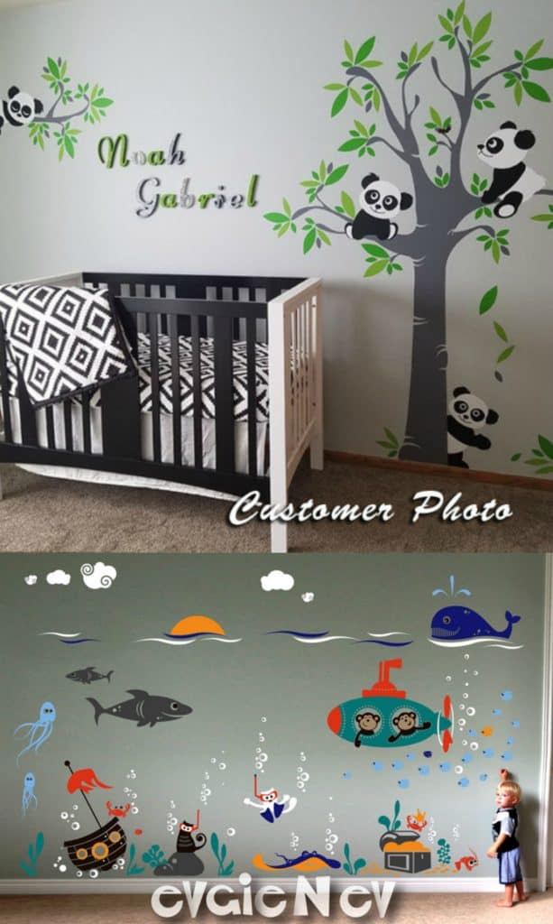 How To ReDecorate Your Walls With EvgieNev Wall Decals + Giveaway!