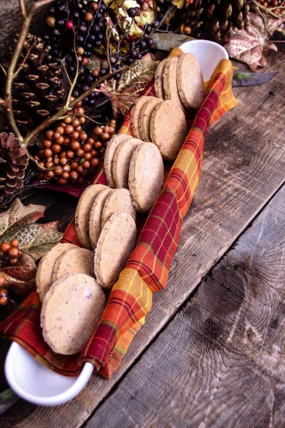 salted cranberry shortbread cookies #christmassweets