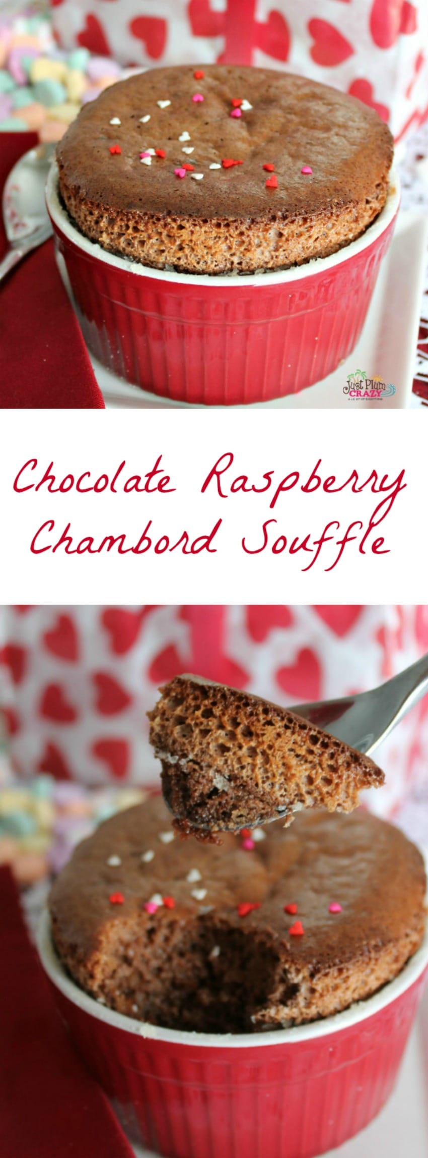 If you’re cooking a romantic dinner for your Valentine this year, you’ll want to finish the meal with these warm, creamy, sinfully good Chocolate Raspberry Chambord Souffle Recipe. 