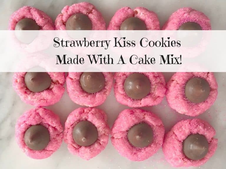 #ValentinesSweets Strawberry Kiss Cookies
