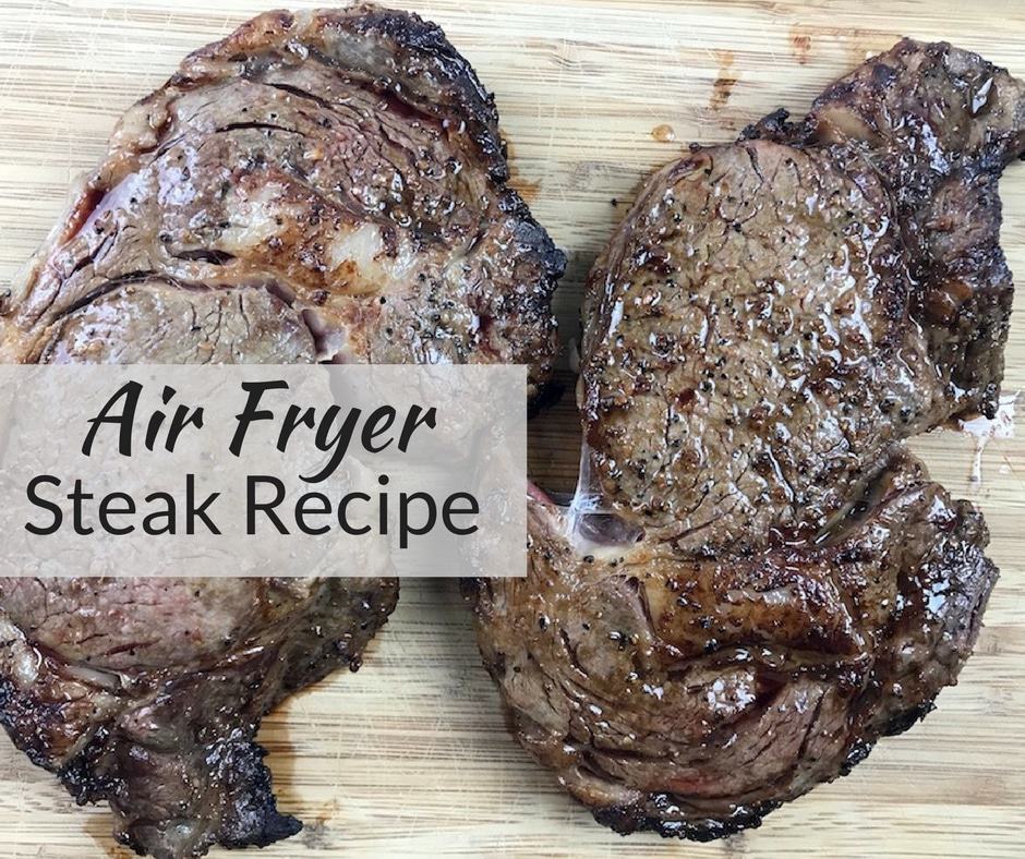 I didn't believe it but my Air Fryer can make some pretty amazing meals. You need to try this Air Fryer Steak Recipe - they are tender, juicy, and delicious!