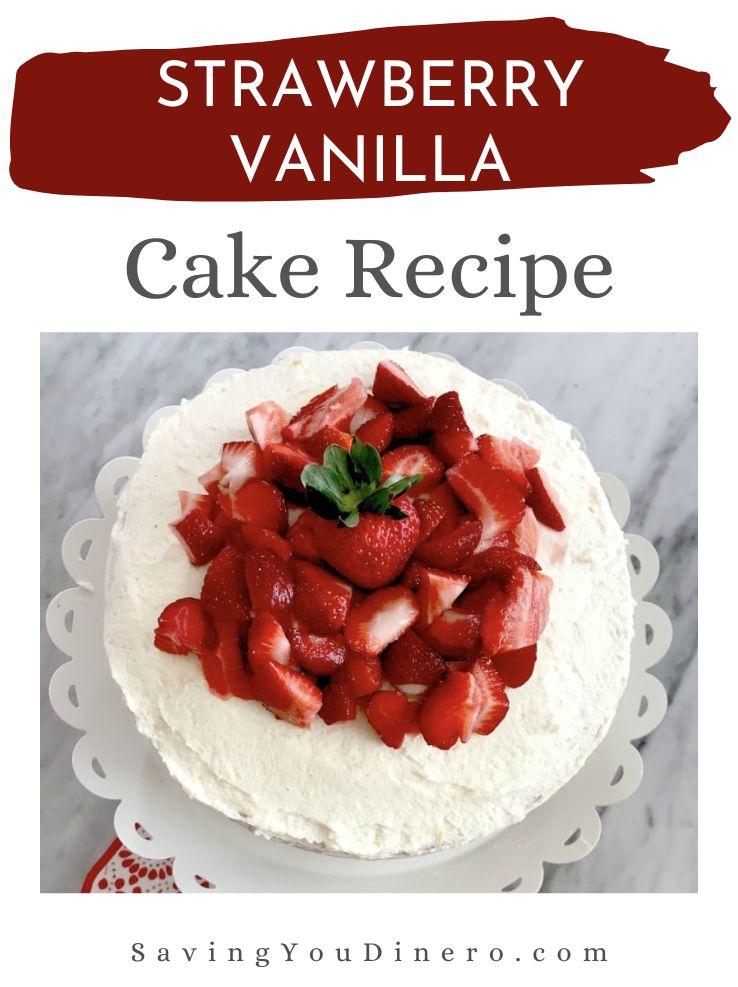 This strawberry vanilla cake is a delicious, layered dessert that combines the best of both worlds: the sweetness of strawberries and the creaminess of white chocolate. The vanilla cake layers are extra soft and are topped with a strawberry filling and white chocolate mousse. It’s the perfect cake for any occasion!