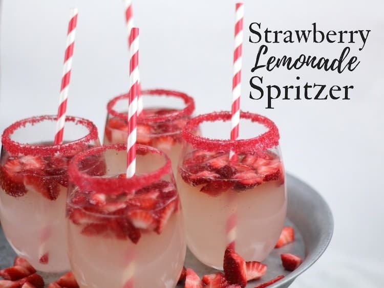 Strawberry Lemonade Spritzer