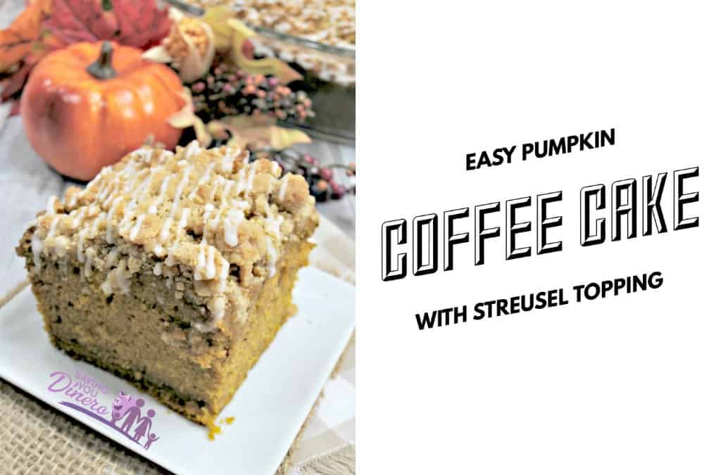 Easy Pumpkin Coffee Cake With Streusel Topping