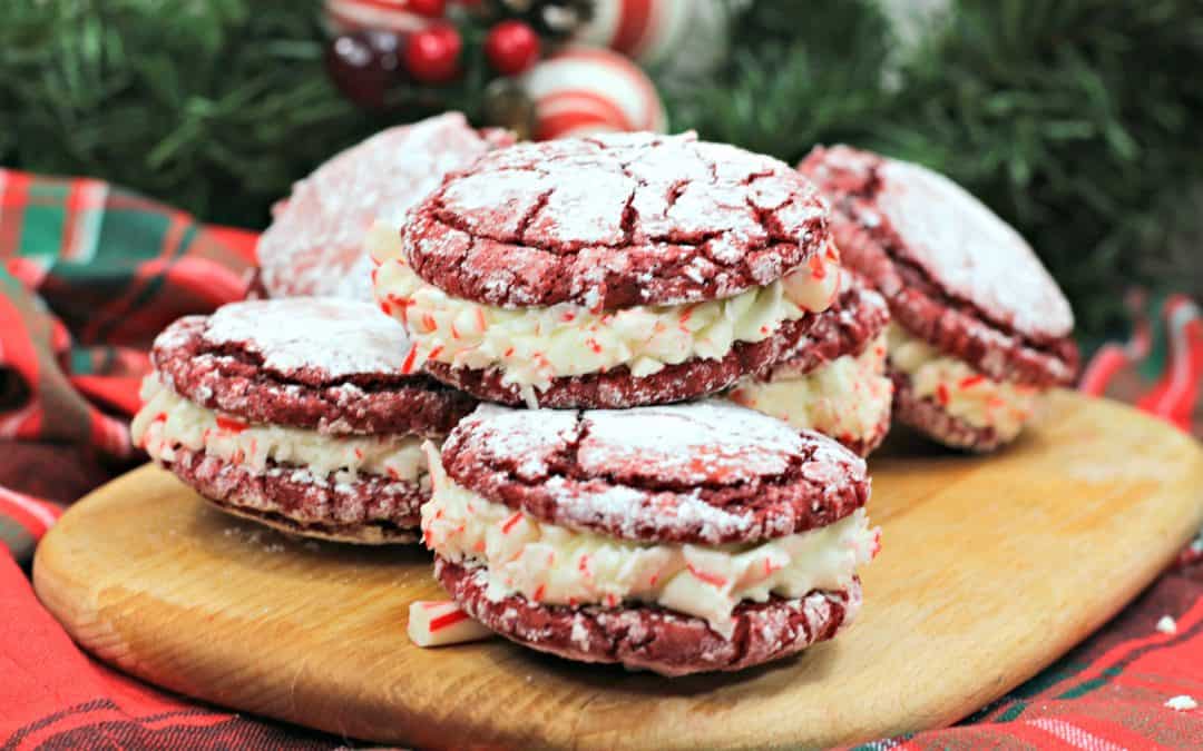 Candy cane sandwich cookie + 11 more christmas cookie recipes