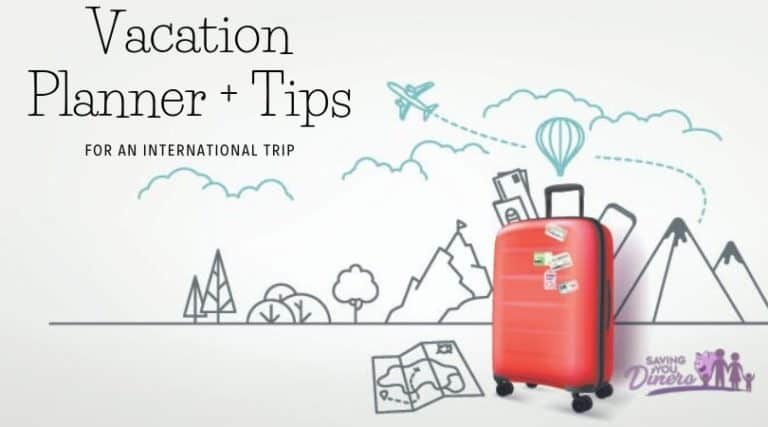 If you are planning an international trip you need to vacation planner and these tips to make the trip super easy and fun!