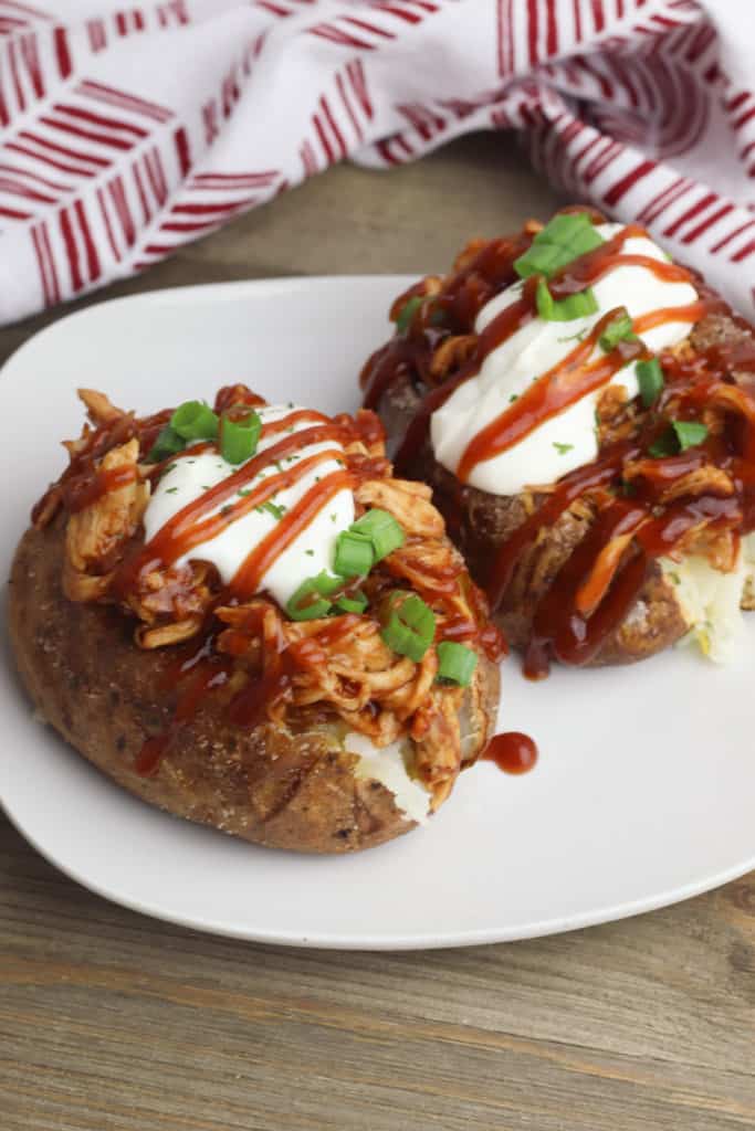 If you have a lot of Turkey Leftovers you will want to try this simple and delicious recipe for BBQ Turkey Stuffed Potatoes. 