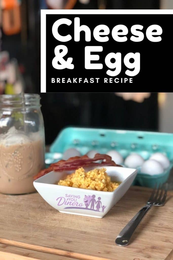 Looking for a way to make easy breakfast recipes for a few people? Try this Cheese And Egg Breakfast Recipe. It's low carb and keto friendly. I love that it's a no-bake breakfast option that cooks pretty quickly. It goes perfect with bacon or sausage. 