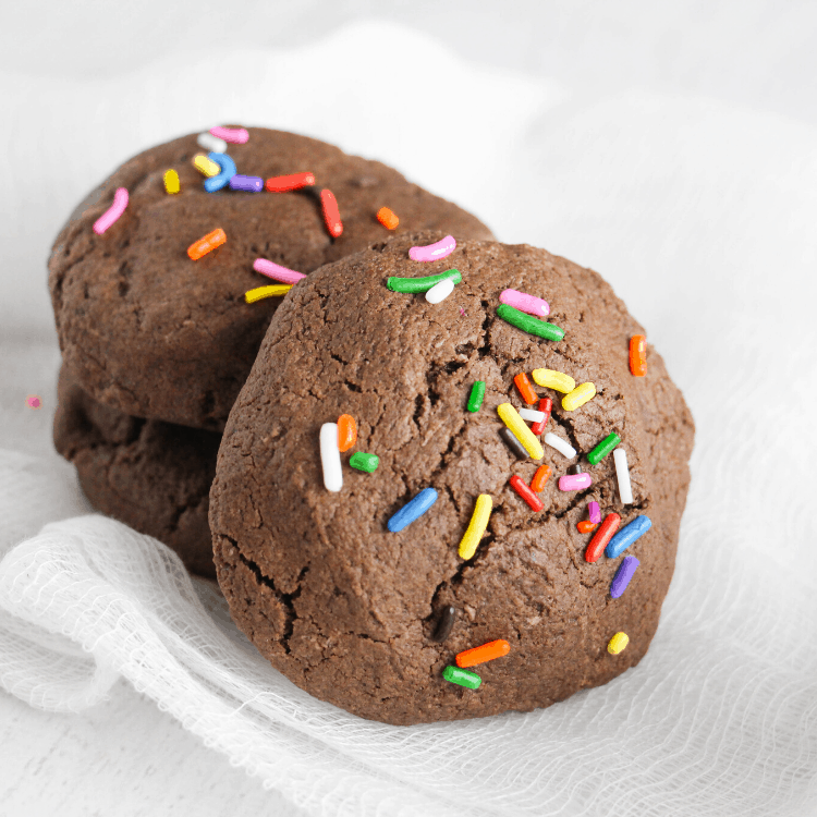 Are you looking for an easy and delicious cookie recipe? You have to try this Chocolate OREO-Stuffed Cookies Recipe. I love to make cake mix cookies - and these cookies start with a chocolate cake mix. But you could switch it out for a strawberry, vanilla, or red velvet cake mix. 