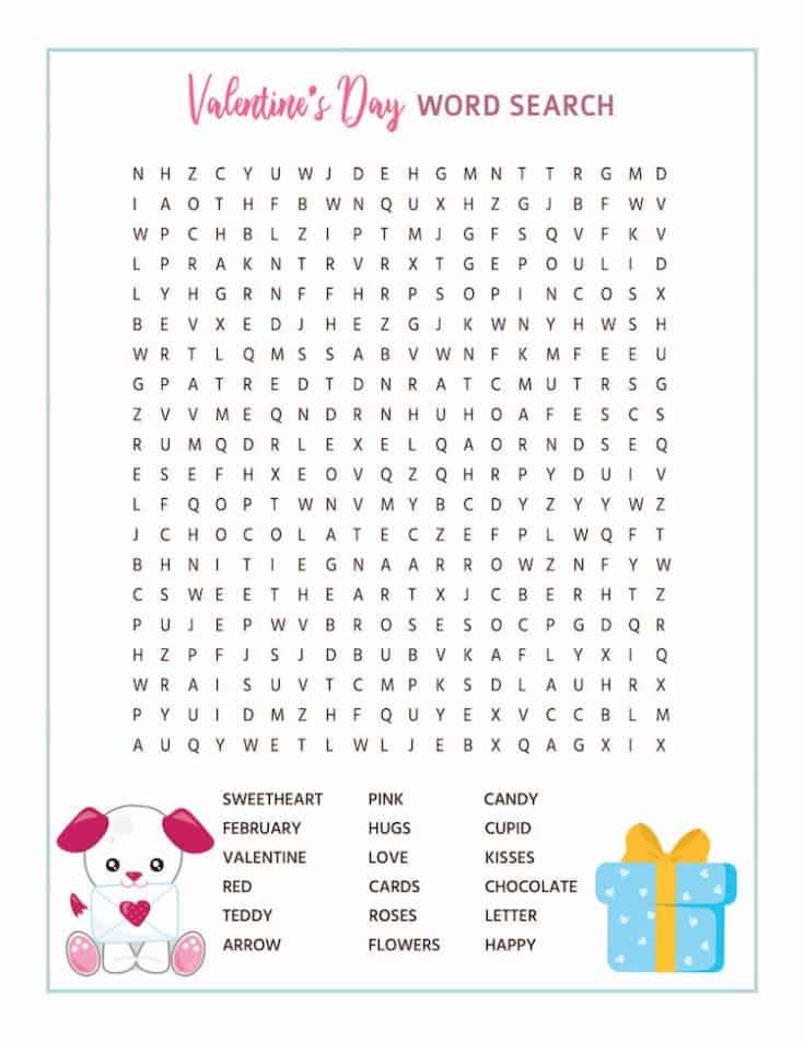 Free Printable Valentine's Games For Kids - Saving You Dinero