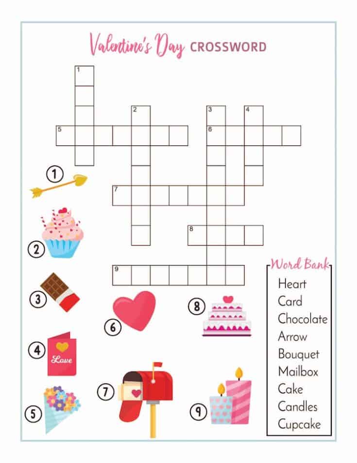 Free Printable Valentine's Games For Kids - Saving You Dinero