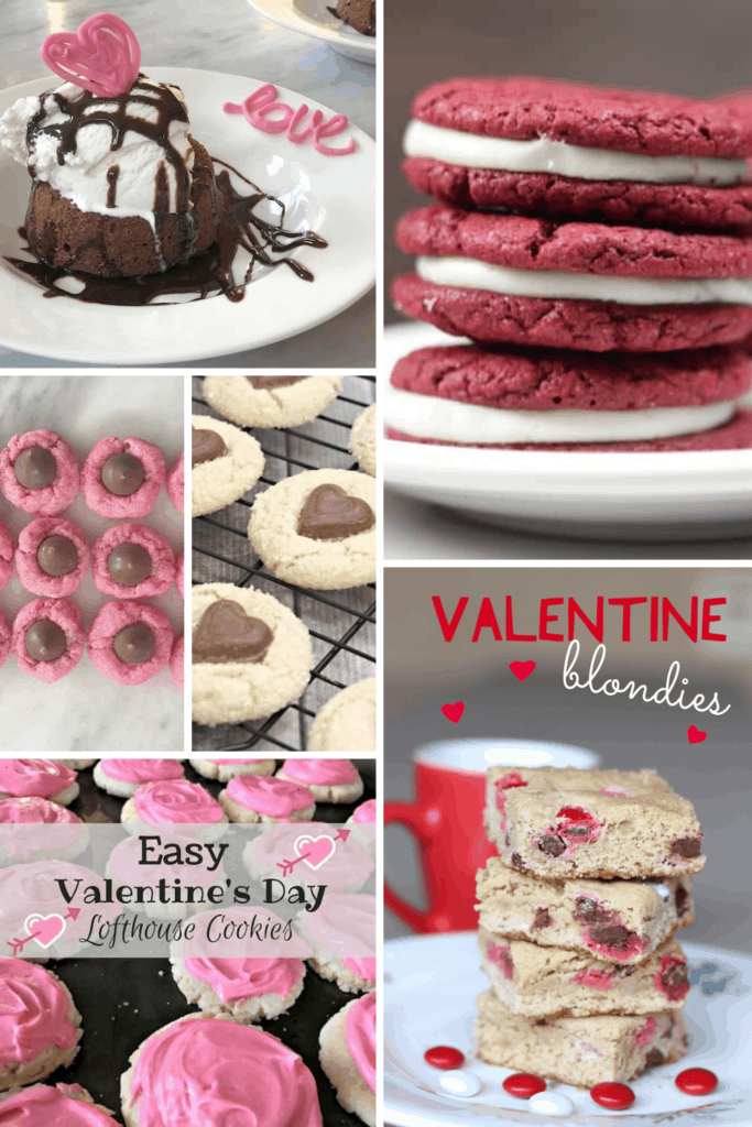 Here is a list of my 8 favorite Valentine's Day Recipes. Some are really easy - and some cake mix cookies! There is a lava cake for two that would be a romantic dessert. Kids will love all of these desserts! There are lots of flavors like red velvet and chocolate desserts. 