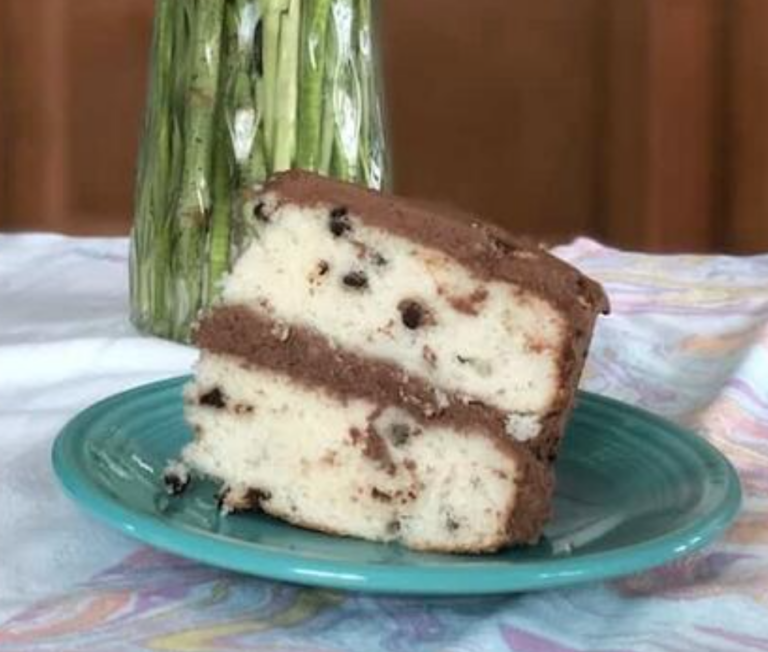 Chocolate Chip Cake With Whipped Chocolate Buttercream Icing Recipe
