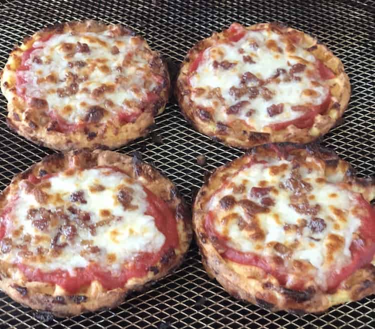 This is the best Pizza Chaffle Recipe. You can use it as a base for a chaffle pizza or make a sandwich or burger with it.