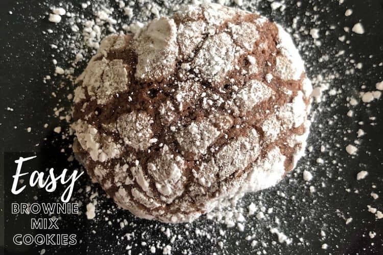 Brownie Mix Cookies – Just 5 Ingredients!