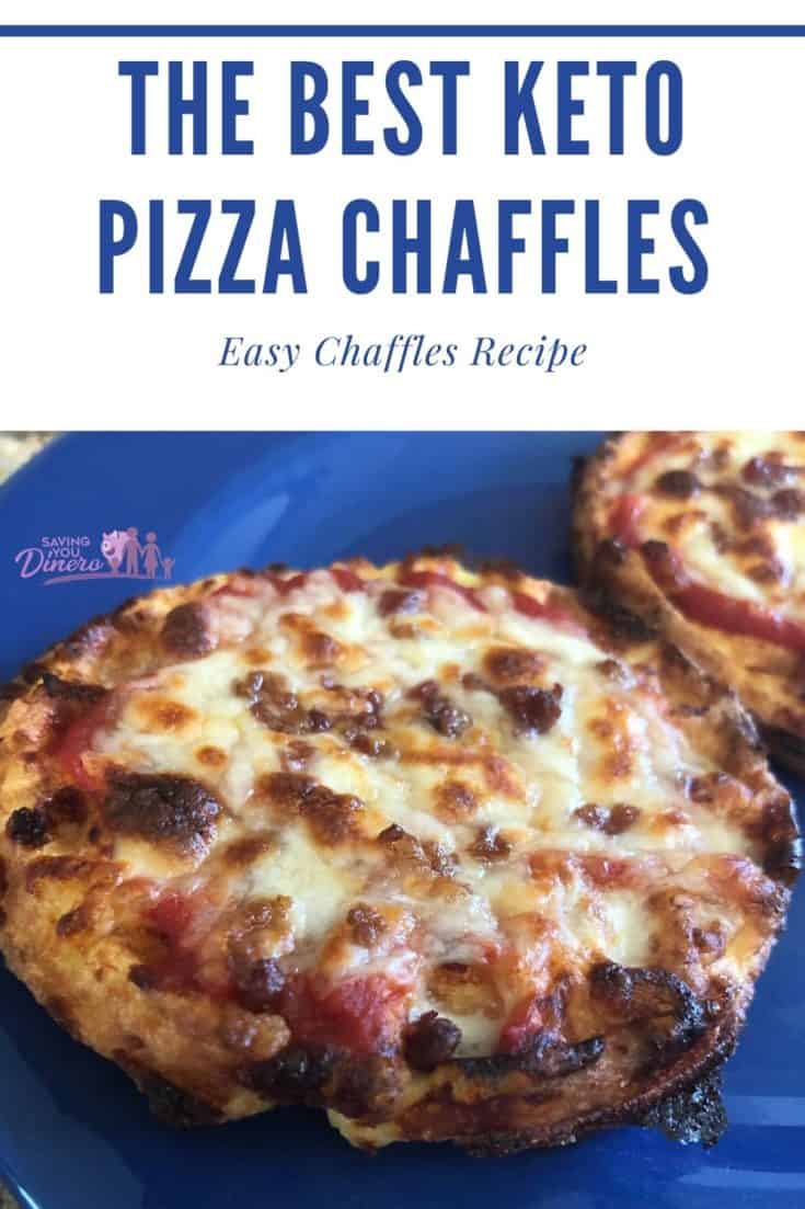 Pizza Chaffle Recipe - Saving You Dinero