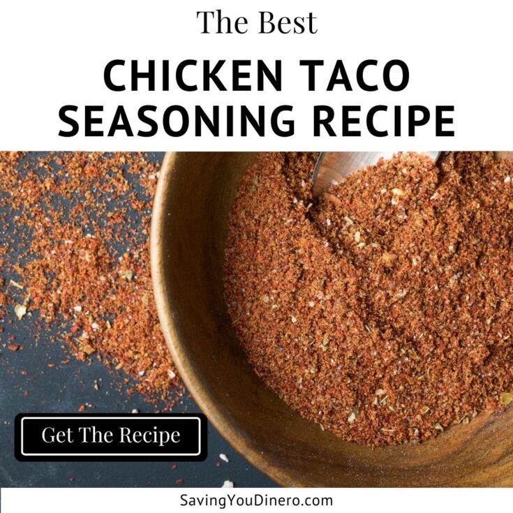 Make your own chicken taco seasoning at home, it's effortless and mouth-watering - guaranteed to be your go-to Mexican spice mix!