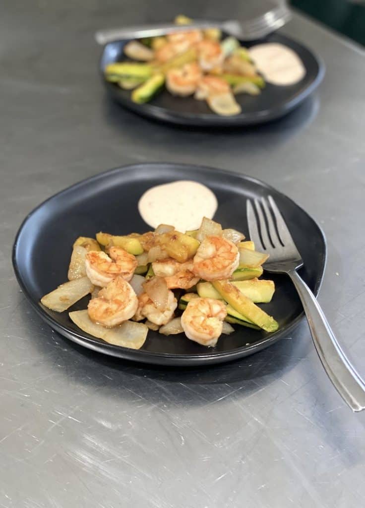 This Hibachi Shrimp recipe is so easy and delicious! Skip the expensive restaurant and make this at home! Double the recipe to serve more!