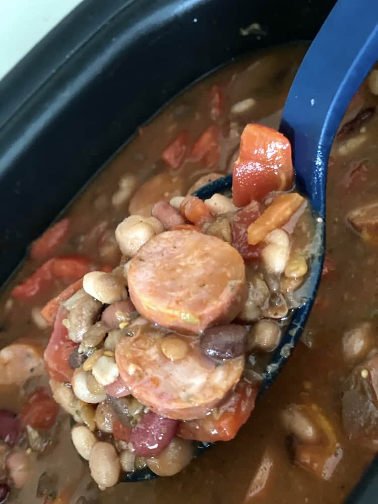 When you are ready for a hearty soup you need to try Hurst beans slow cooker recipe! It's an easy recipe with just minutes of prep time!