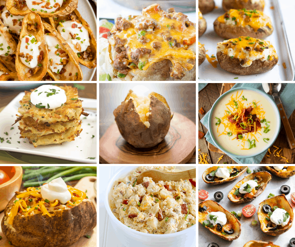 If you have leftover baked potatoes - you need to check out this list of easy Leftover Baked Potato Recipes! It's so versatile!