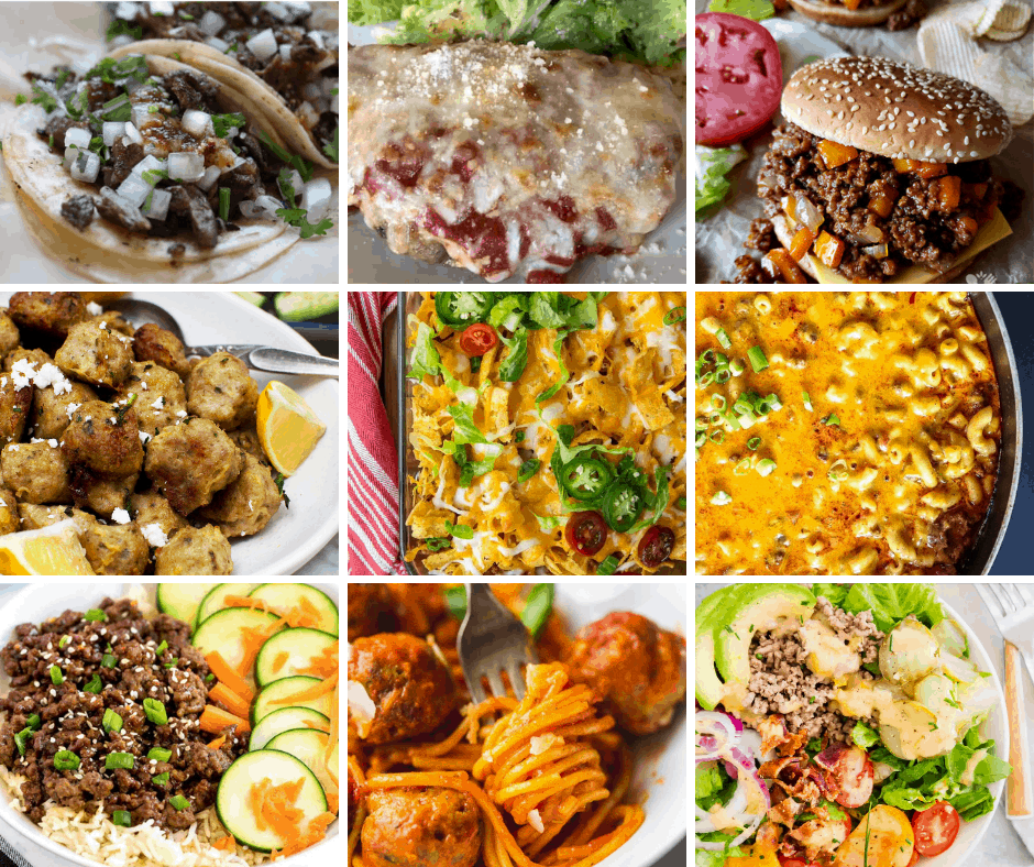 There are nights when I wish I had some random dinner ideas to look at for dinner inspiration! So I made this list to make dinnertime easier!